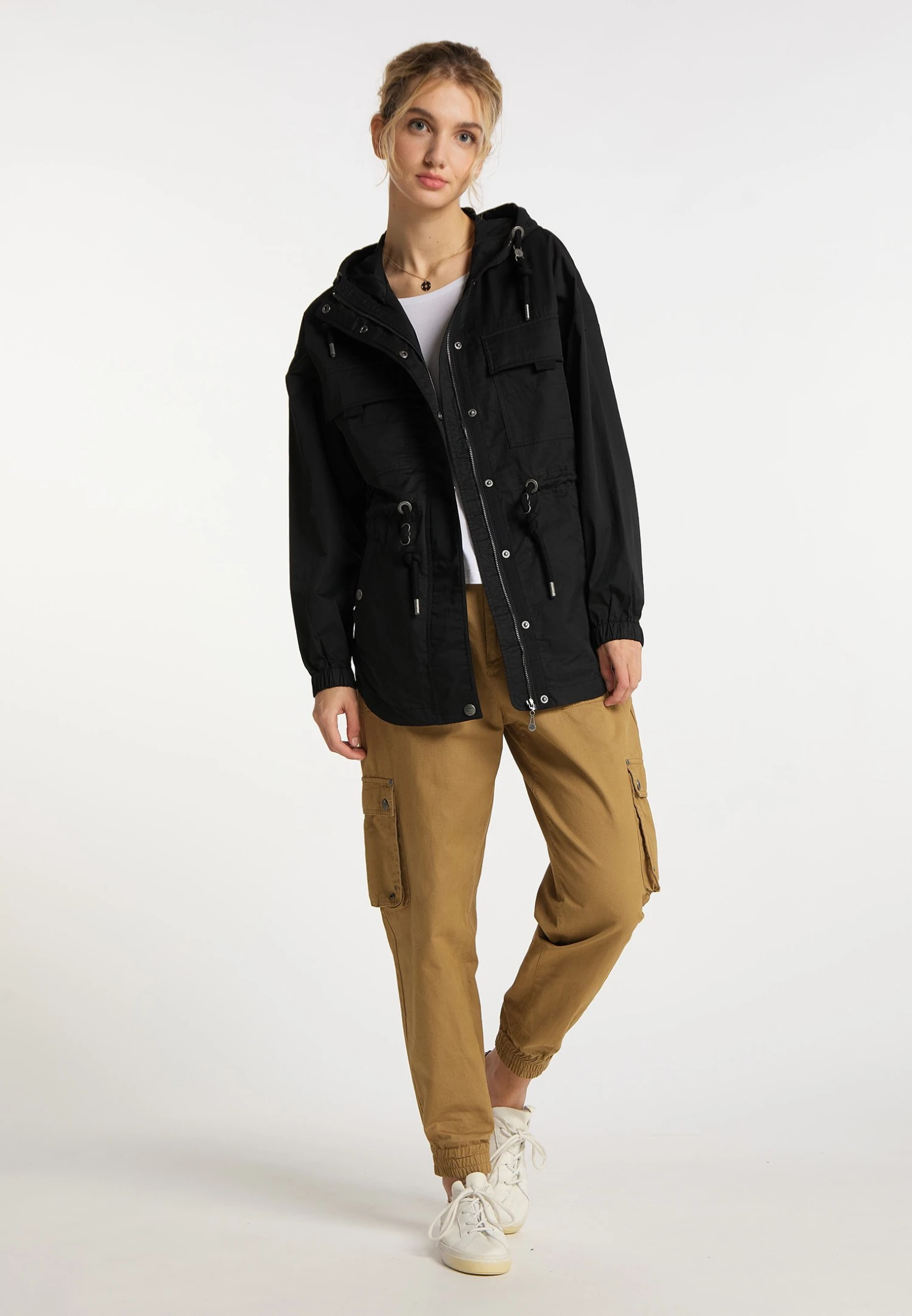 Dreimaster Zitha - Parka - Schwarz 4 Dreimaster Zitha - Parka - Schwarz – Image 2