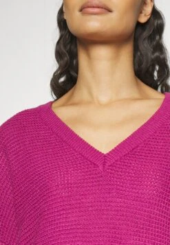 Vmmleanna V-Neck Long - Pullover - Boysenberry -Next Soldes 3814ca0df6884f7e8f15c1a08ece60db