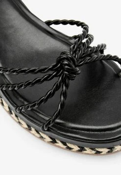 Next Forever Comfort Knot Detail Standard - Sandales Compensées - Black 9 Next Forever Comfort Knot Detail Standard - Sandales Compensées - Black -Next Soldes 38ed668699334f559d129a9d21f1b820