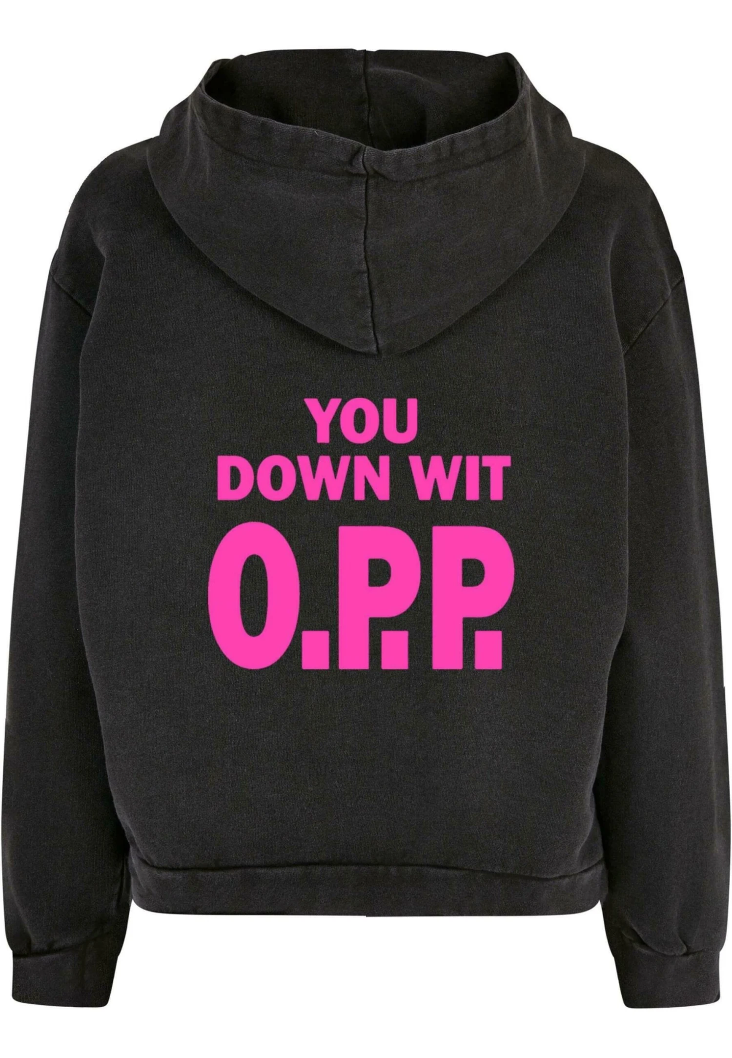 Naughty By Nature - Neon Drop Acid Washe - Sweat À Capuche - Black 4 Naughty By Nature - Neon Drop Acid Washe - Sweat À Capuche - Black – Image 2