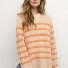 Kaffe Kacilla - Pullover - Sand Dollar Mock Orange Stripe 2 Kaffe Kacilla - Pullover - Sand Dollar Mock Orange Stripe -Next Soldes 39b69a2016f44d6a9fb9811cfda104f1