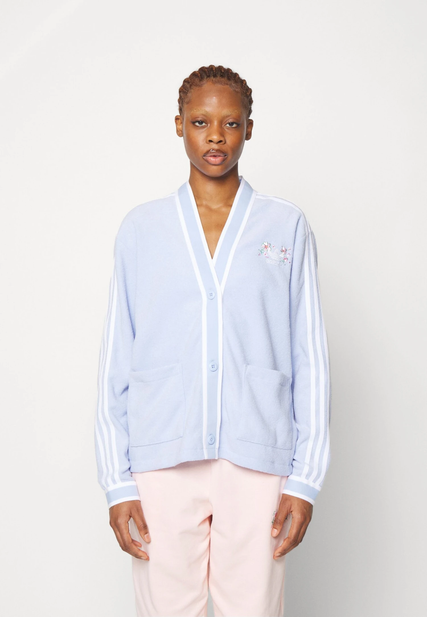 Adidas Originals Cardigan - Sweat Zippé - Blue Dawn 5 Adidas Originals Cardigan - Sweat Zippé - Blue Dawn – Image 3