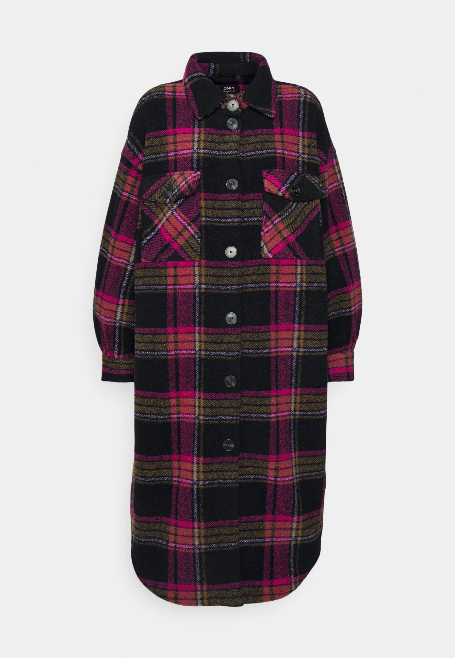 ONLY Onlandrea Long Shacket - Manteau Classique - Very Berry 6 ONLY Onlandrea Long Shacket - Manteau Classique - Very Berry – Image 4