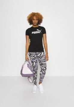 Ess Slim Logo - T-Shirt Imprimé - Puma Black -Next Soldes 3b34fb4ccd2541dfab328a4f897947d4