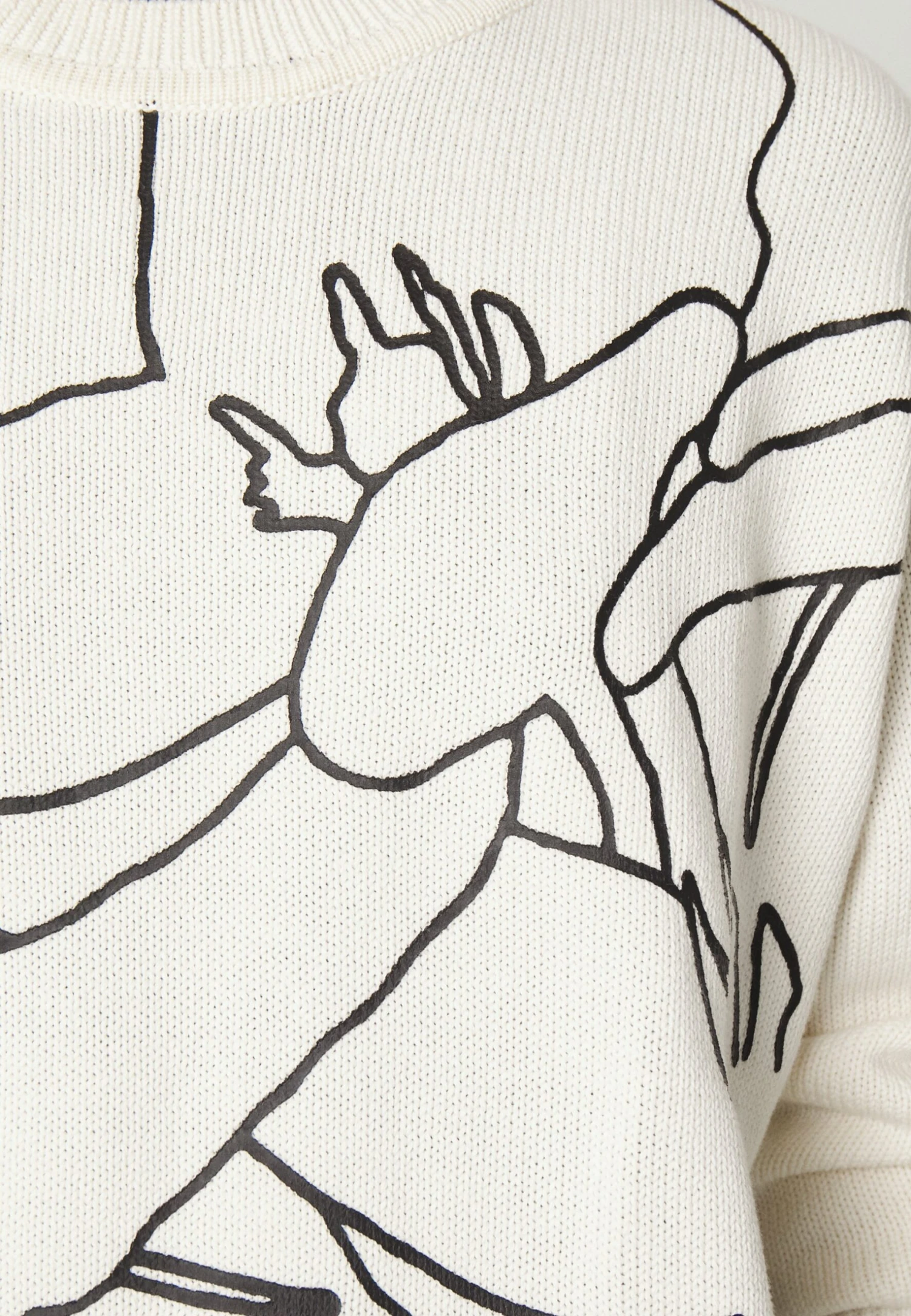 Boss Famarina - Pullover - Open White 8 Boss Famarina - Pullover - Open White – Image 6