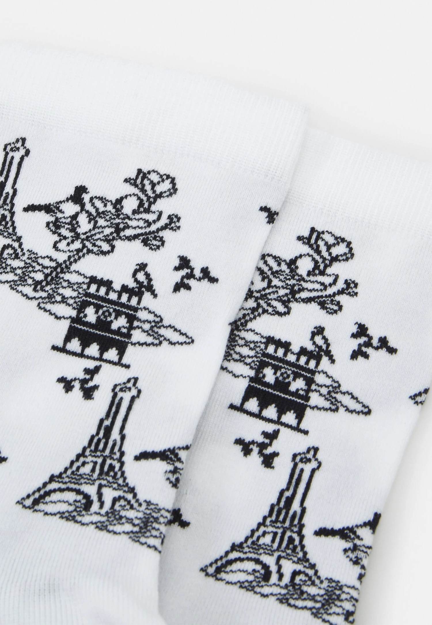 DIM Toile De Jouy - Chaussettes - White 5 DIM Toile De Jouy - Chaussettes - White – Image 3