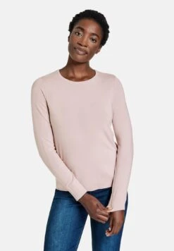 Meilleures ventes 7 Gerry Weber Langarm Rundhals Aus Feinst - Pullover - Pink Salt
