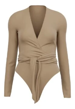 Wolford The Tied - T-Shirt À Manches Longues - Mocha
