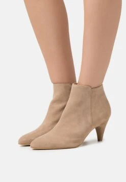 Anna Field Leather - Boots À Talons - Taupe
