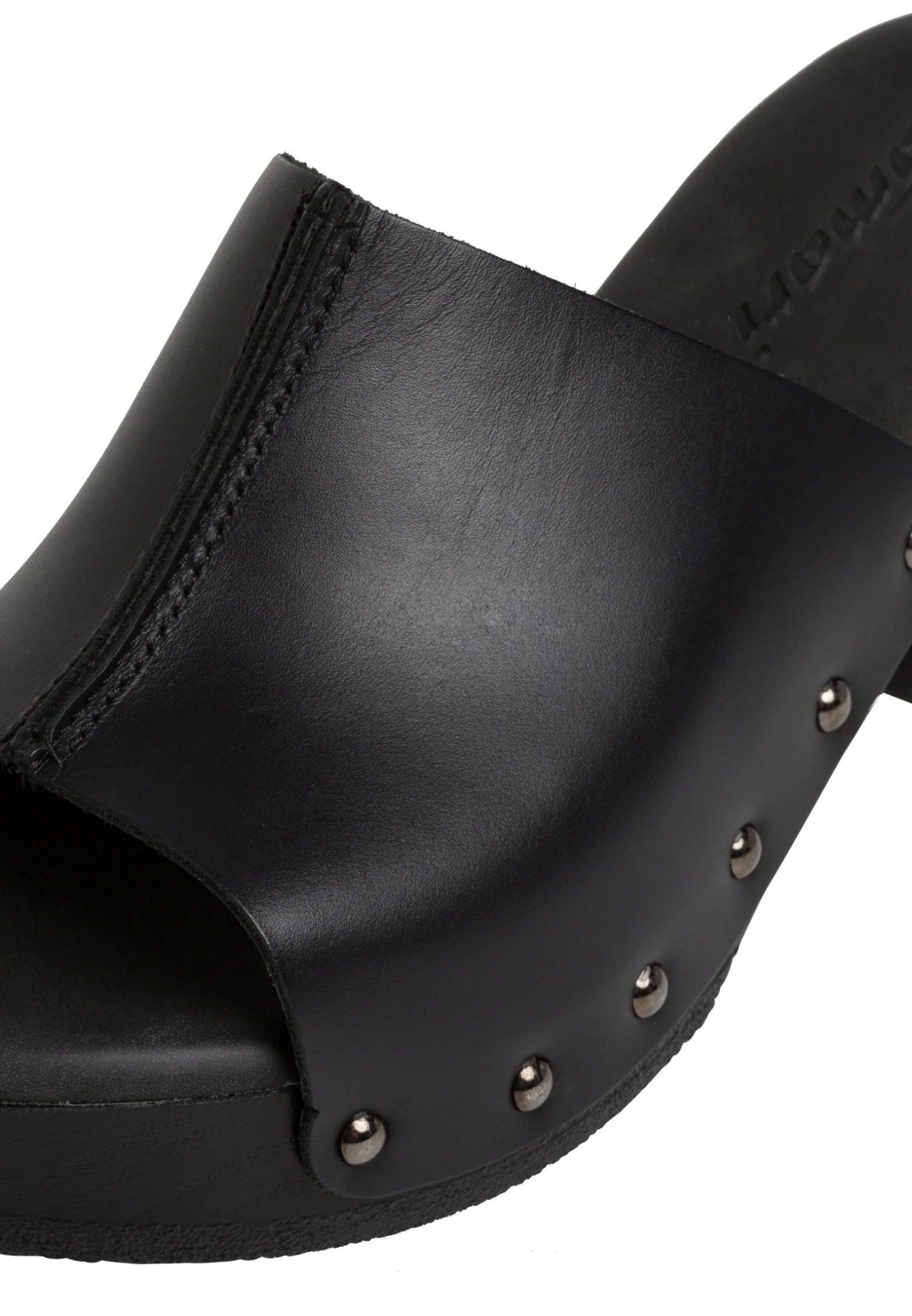 Tamaris Mules À Talons - Black Leather 8 Tamaris Mules À Talons - Black Leather – Image 6