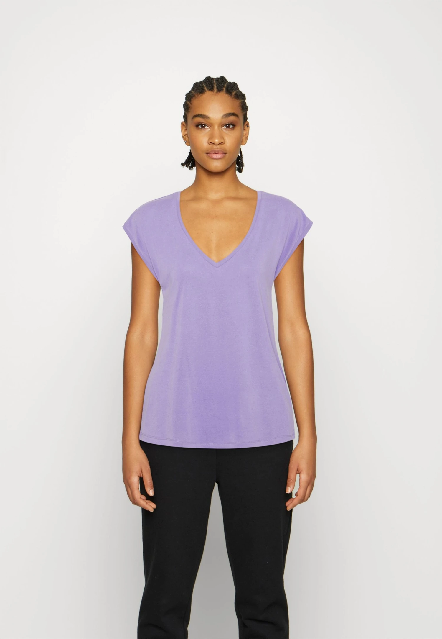Pieces Pckamala Noos Bc - T-Shirt Basique - Dahlia Purple 3 Pieces Pckamala Noos Bc - T-Shirt Basique - Dahlia Purple