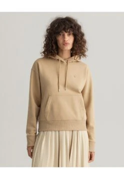 Gant Icon Essential Hoodie - Sweat À Capuche - Dark Khaki
