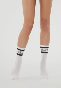 Wolford Support - Chaussettes - White/Black