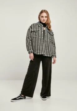 URBAN CLASSICS Veste Polaire - Blackhoundstooth