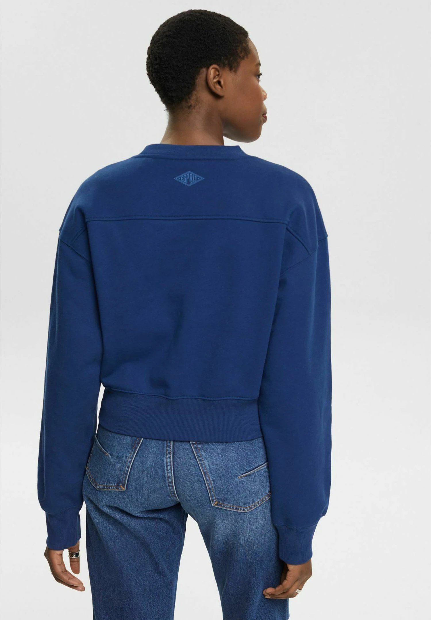 ESPRIT Cropped - Sweatshirt - Ink 5 ESPRIT Cropped - Sweatshirt - Ink â Image 3