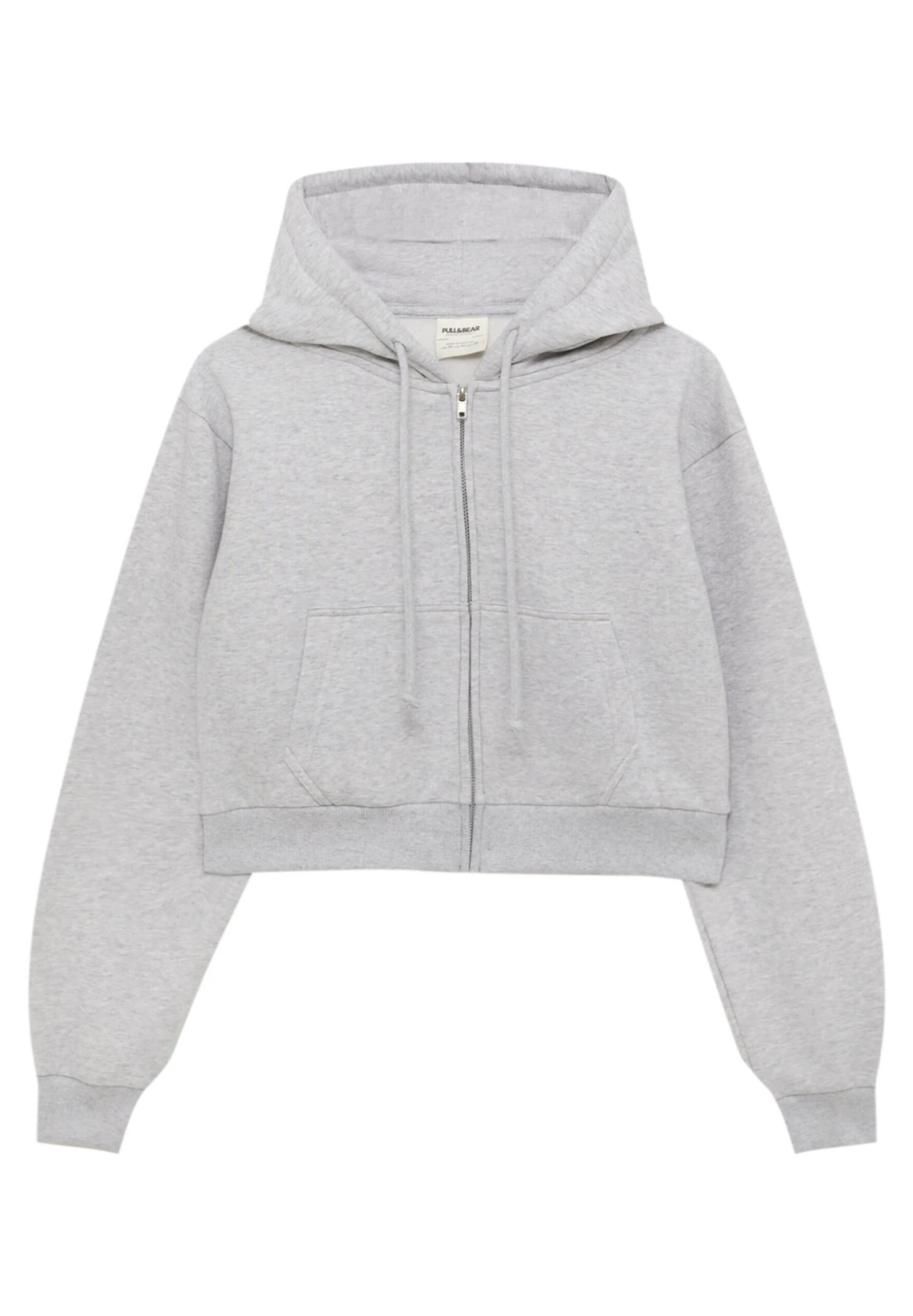 PULL & BEAR Hoodie With Zip - Sweat Zippé - Dark Grey 8 PULL & BEAR Hoodie With Zip - Sweat Zippé - Dark Grey – Image 6
