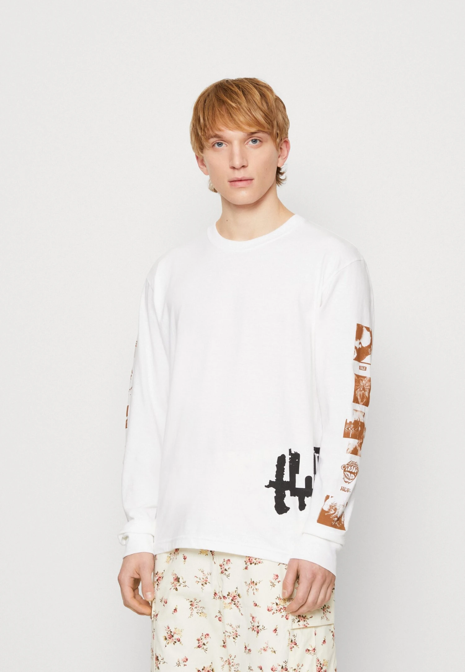 HUF Outer Limits Tee Unisex - T-Shirt À Manches Longues - White 3 HUF Outer Limits Tee Unisex - T-Shirt À Manches Longues - White