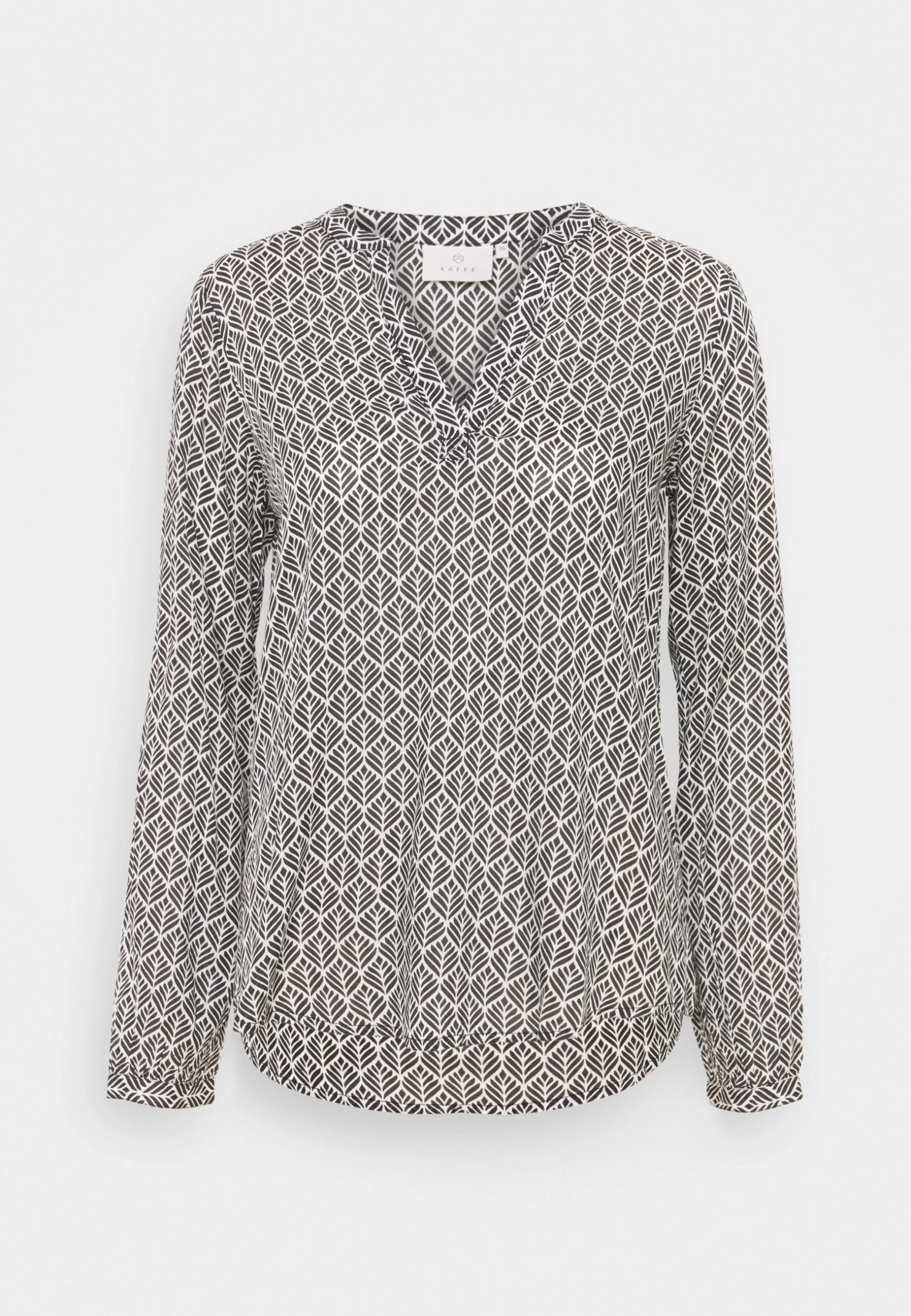 Kaffe Fana Tilly Blouse - T-Shirt À Manches Longues - Black /Chalk 3 Kaffe Fana Tilly Blouse - T-Shirt À Manches Longues - Black /Chalk