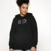 EA7 Emporio Armani Sweatshirt - Black/Gold-Coloured