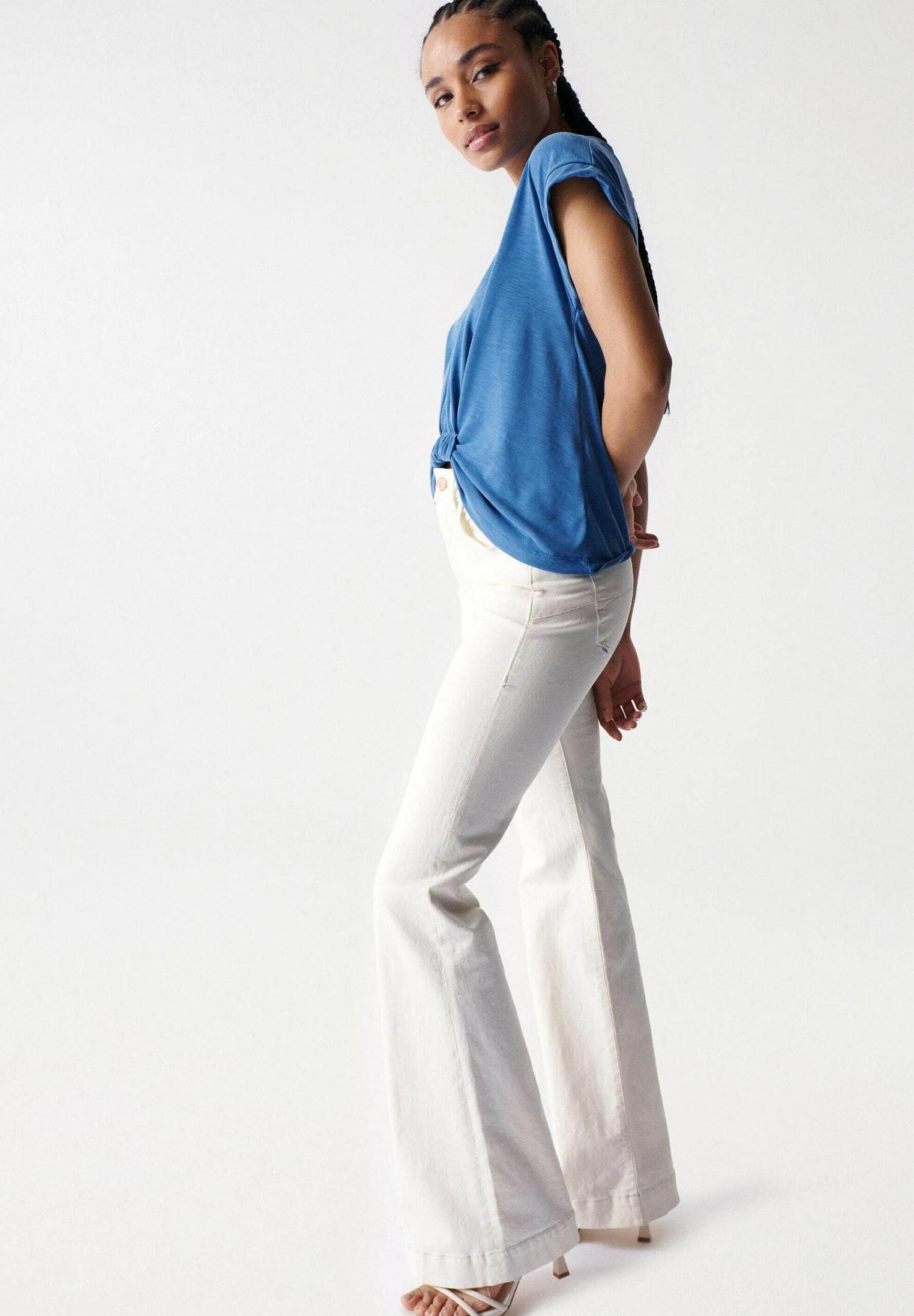 Regular - T-Shirt Basique - Blau 4 Regular - T-Shirt Basique - Blau – Image 2