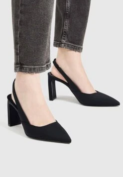PULL & BEAR Slingback - Escarpins À Talons Hauts - Black