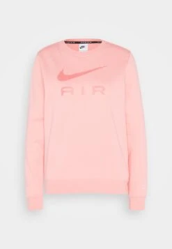 Nike Sportswear Air Crew - Sweatshirt - Coral Chalk/Sea Coral -Next Soldes 41a62b956da849dbad21b81c1173d727