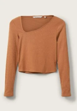 TOM TAILOR Denim Mit Asymmetrischem Ausschnitt - T-Shirt À Manches Longues - Mid Brown 18 TOM TAILOR Denim Mit Asymmetrischem Ausschnitt - T-Shirt À Manches Longues - Mid Brown -Next Soldes 41ca1576192f43e6972b299b96902b8f
