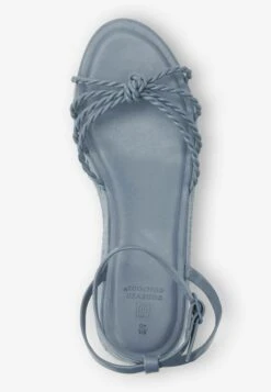 Next Forever Comfort Knot Detail Standard - Sandales Compensées - Blue -Next Soldes 42062136fba14cf28aa696a3244aab00