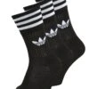 Adidas Originals Solid Crew 3 Pack - Chaussettes - Black/White