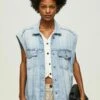 Pepe Jeans Ally Glam - Veste Sans Manches - Denim 2 Pepe Jeans Ally Glam - Veste Sans Manches - Denim -Next Soldes 42b2d979775d4be18f31299dd4f5a0d6