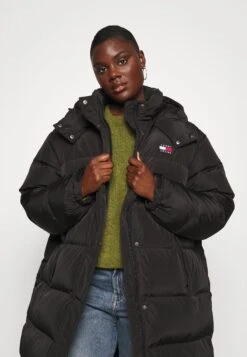 Tommy Jeans Curve Alaska Long Puffer - Doudoune - Black -Next Soldes 42f3a45198504344ab2b6c183c2d6dfa