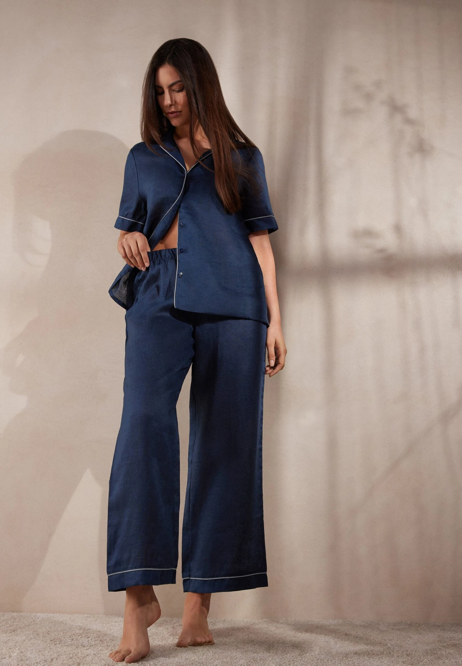 Intimissimi Yacht Night - Bas De Pyjama - Blau J Sailor Blue 5 Intimissimi Yacht Night - Bas De Pyjama - Blau J Sailor Blue – Image 3