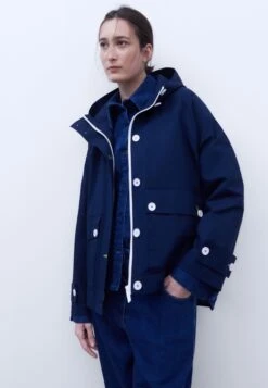 ADOLFO DOMINGUEZ Parka - Navy Blue