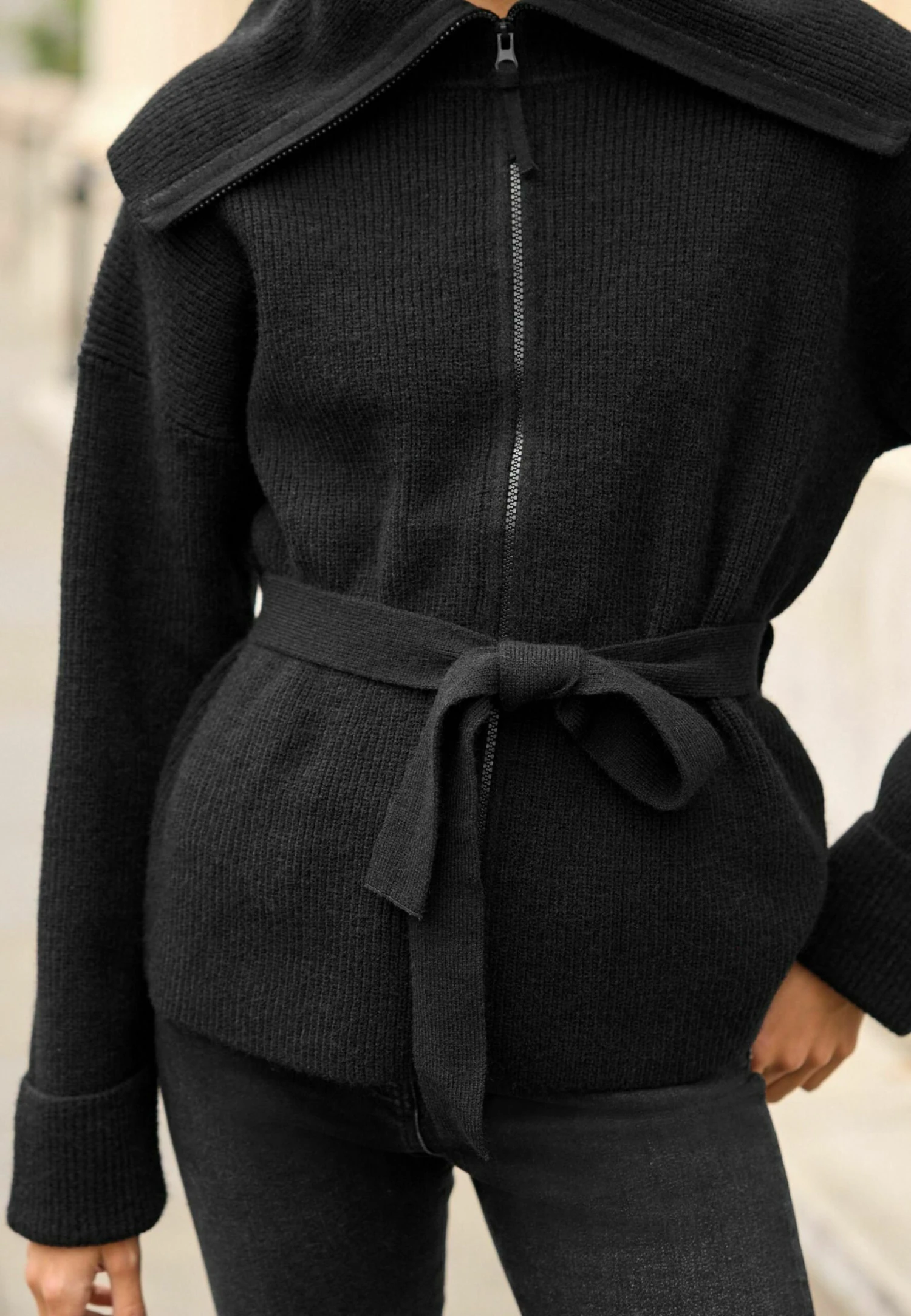 Next Zip Belted Standard - Gilet - Black 5 Next Zip Belted Standard - Gilet - Black â Image 3