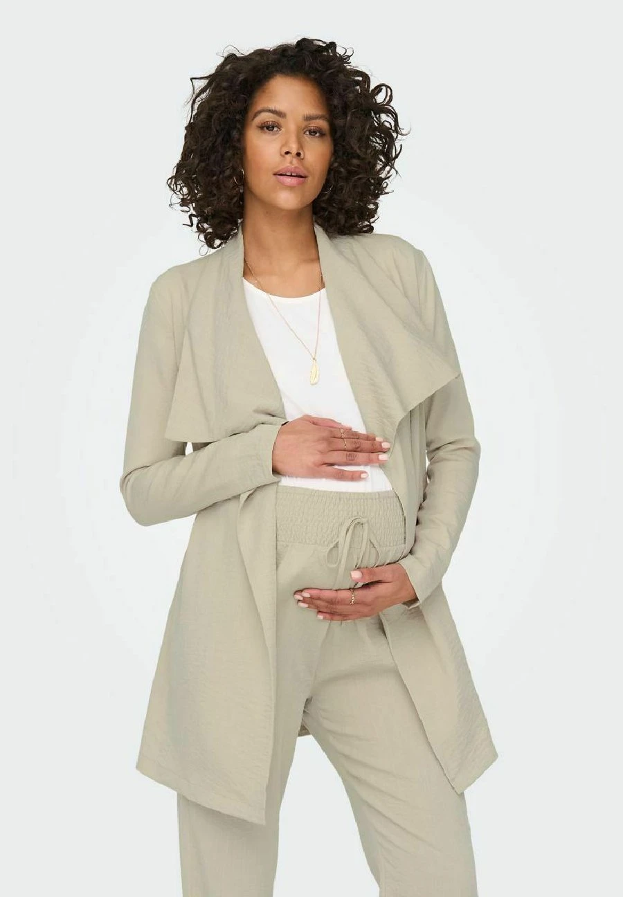 ONLY MATERNITY Manteau Court - Pumice Stone 3 ONLY MATERNITY Manteau Court - Pumice Stone
