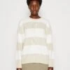Hollister Co. Crew Sweater Stripes - Pullover - Oatmeal -Next Soldes 44feb4031b4b41f7a1a152dfe7b4740f