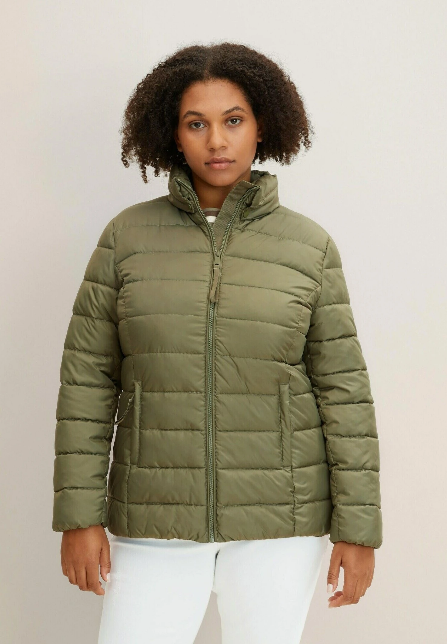 Tom Tailor Plus - Gesteppte - Veste Mi-Saison - Tree Moss Green 3 Tom Tailor Plus - Gesteppte - Veste Mi-Saison - Tree Moss Green