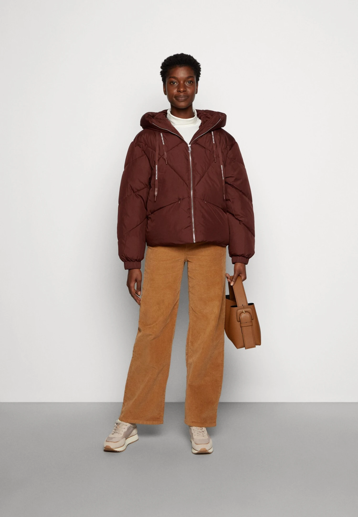 TOM TAILOR Denim Modern Short - Veste D'Hiver - Bitter Chocolate 4 TOM TAILOR Denim Modern Short - Veste D'Hiver - Bitter Chocolate â Image 2