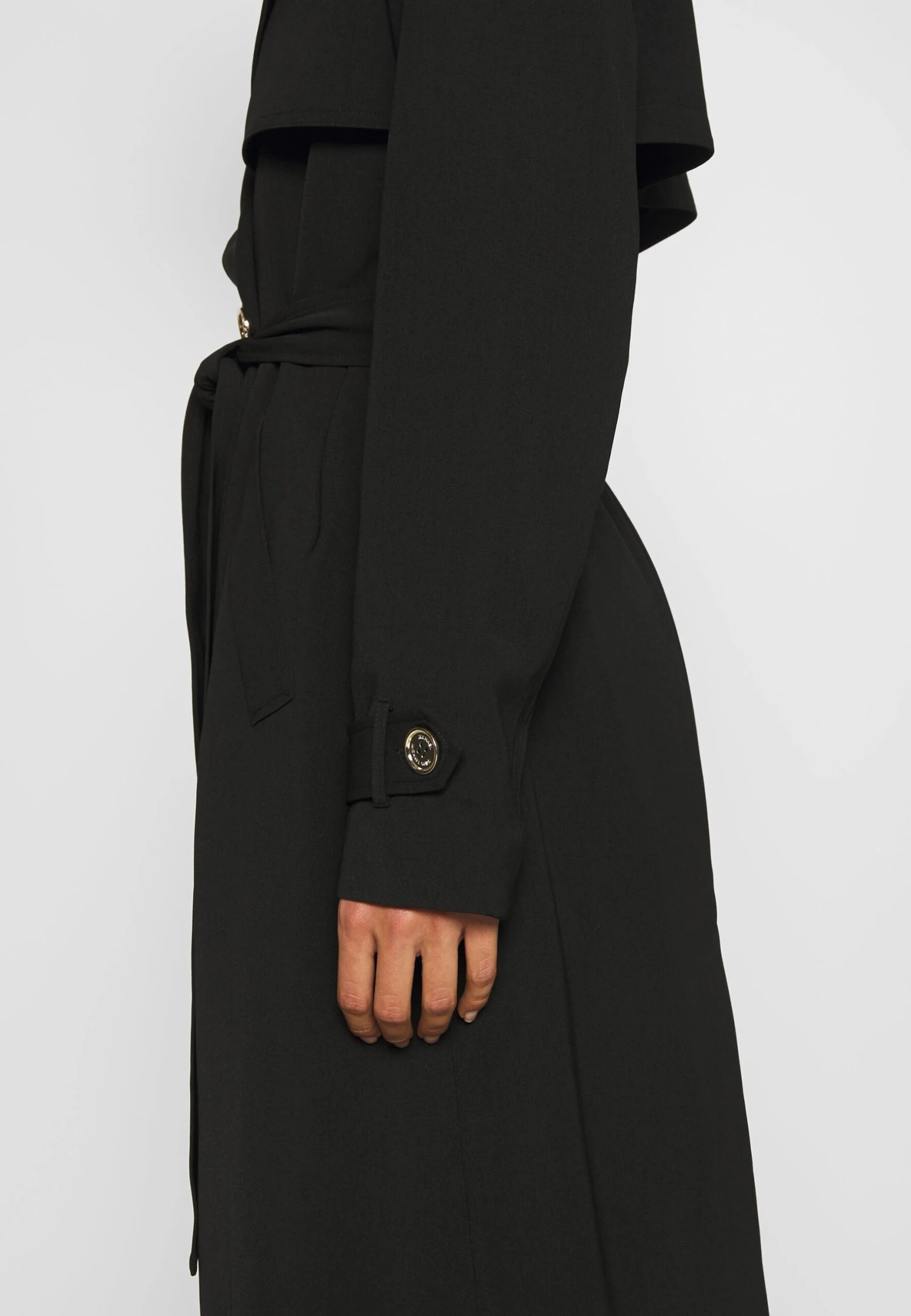 MICHAEL Michael Kors Drapy - Trench - Black 9 MICHAEL Michael Kors Drapy - Trench - Black – Image 7