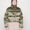 Calvin Klein Shine Puffer Down Coat - Doudoune - New Basil