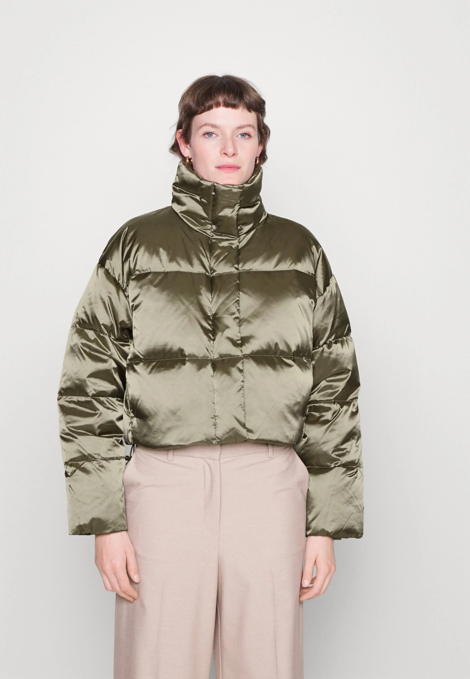 Calvin Klein Shine Puffer Down Coat - Doudoune - New Basil 3 Calvin Klein Shine Puffer Down Coat - Doudoune - New Basil