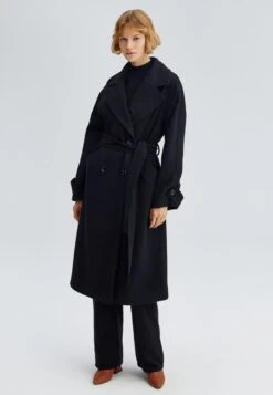 Double Breasted - Trench - Black -Next Soldes 463d316254a44b5b9188f70d60147172