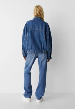 PULL & BEAR With Drop Shoulder Design - Veste En Jean - Royal Blue -Next Soldes 464ee71f5cbc4e2b9f90391977352ed9