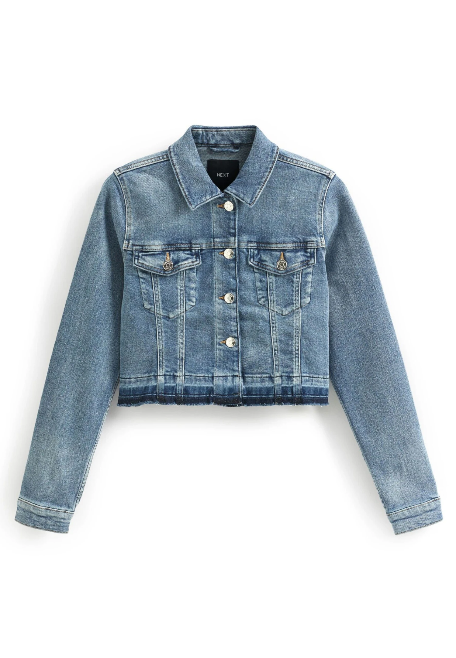 Next Crop Standard - Veste En Jean - Mid Blue Denim 8 Next Crop Standard - Veste En Jean - Mid Blue Denim – Image 6