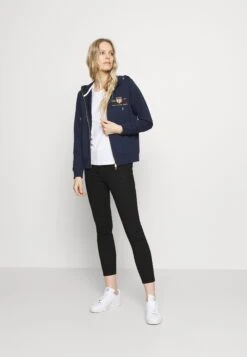 Gant Archive Shield Full Zip Hoodie - Sweat Zippé - Evening Blue -Next Soldes 47840268315947aa82fb20d73303c0a5