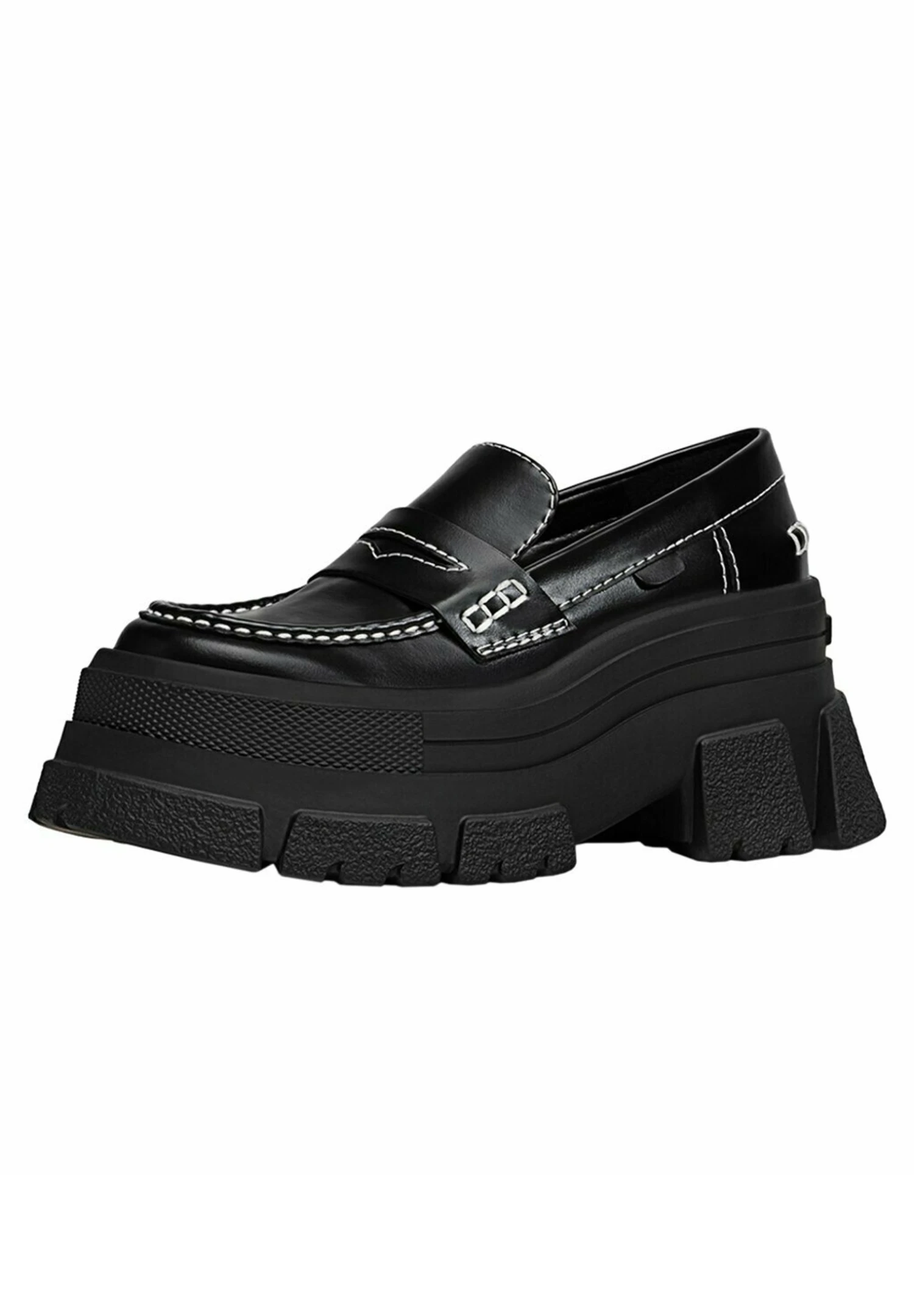 Stradivarius Mit Profilsohle Und Detail - Mocassins - Black 5 Stradivarius Mit Profilsohle Und Detail - Mocassins - Black – Image 3