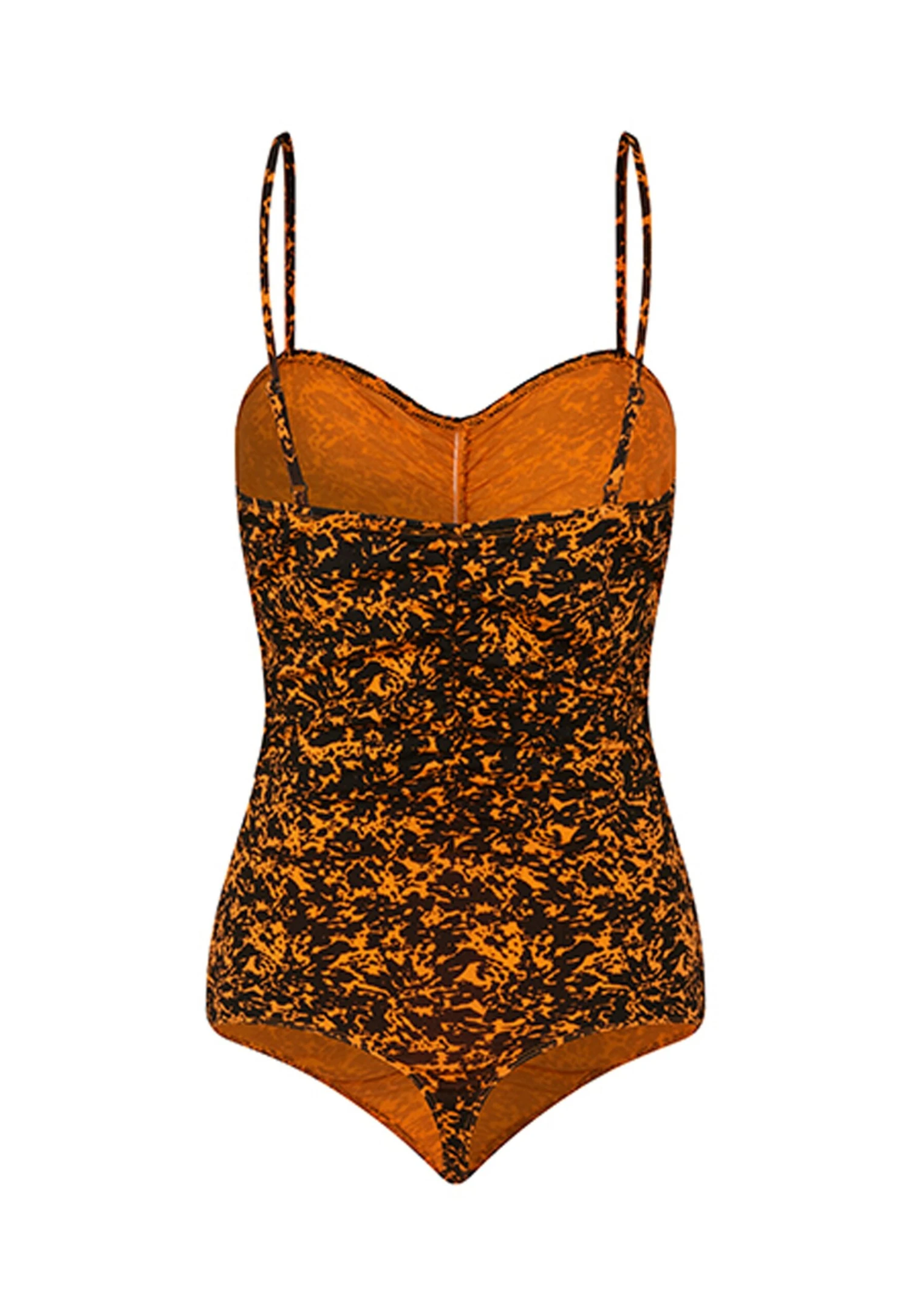 Modström Curtis Print - Body - Vibrant Orange Splash 7 Modström Curtis Print - Body - Vibrant Orange Splash – Image 5