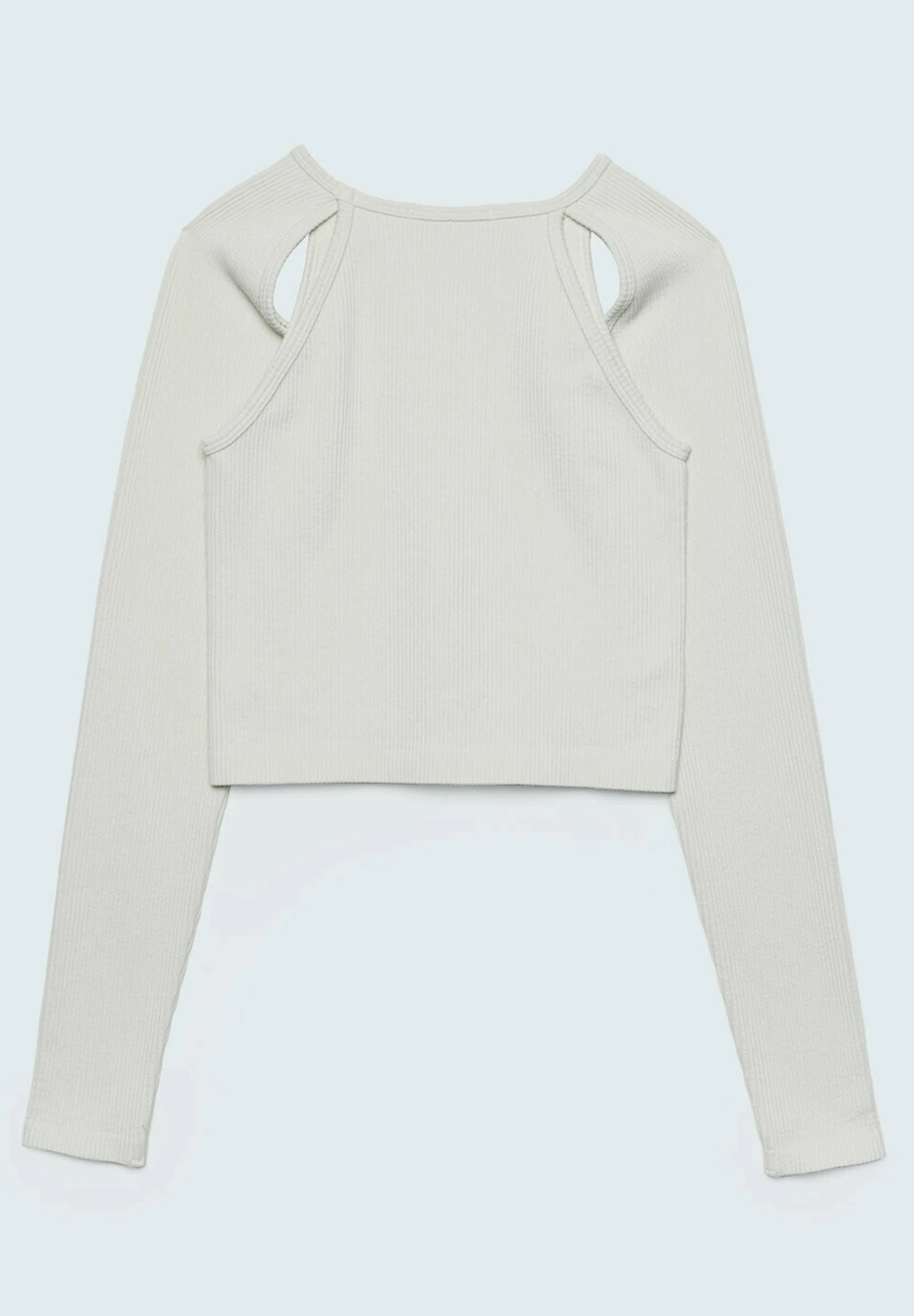 Stradivarius Seamless Arm Warmers - T-Shirt À Manches Longues - Off White 10 Stradivarius Seamless Arm Warmers - T-Shirt À Manches Longues - Off White – Image 8