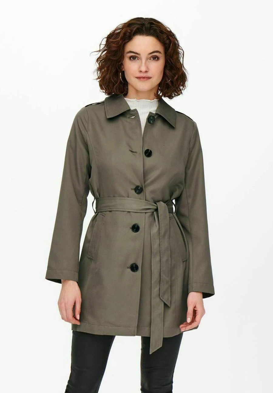 ONLY Onlline - Trench - Walnut 3 ONLY Onlline - Trench - Walnut