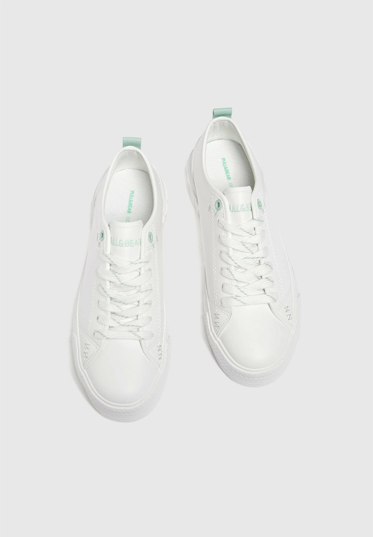 PULL & BEAR Basic Casual - Baskets Basses - White 5 PULL & BEAR Basic Casual - Baskets Basses - White – Image 3